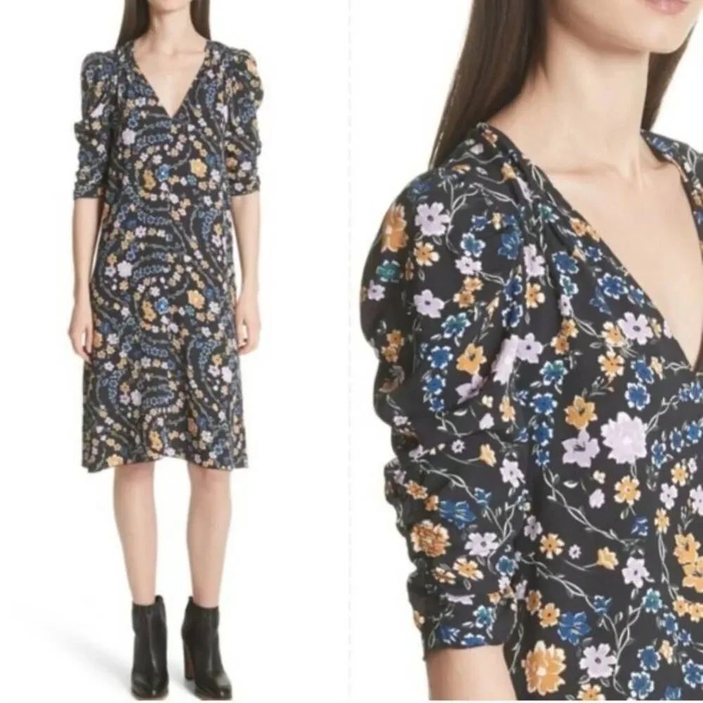 See by Chloe floral ribbon dress size 36 S small